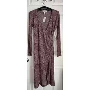 Jessica Simpson Purple Maternity Sweater Dress sz S